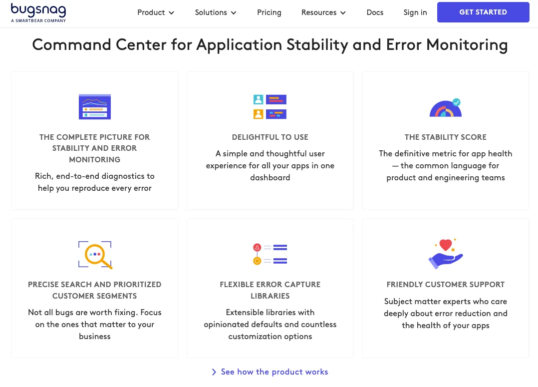 Bugsnag Error Monitoring Tool