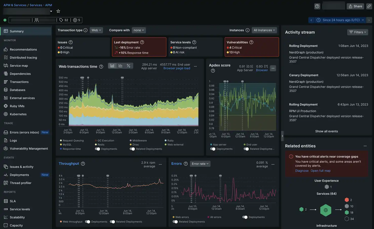 New Relic APM