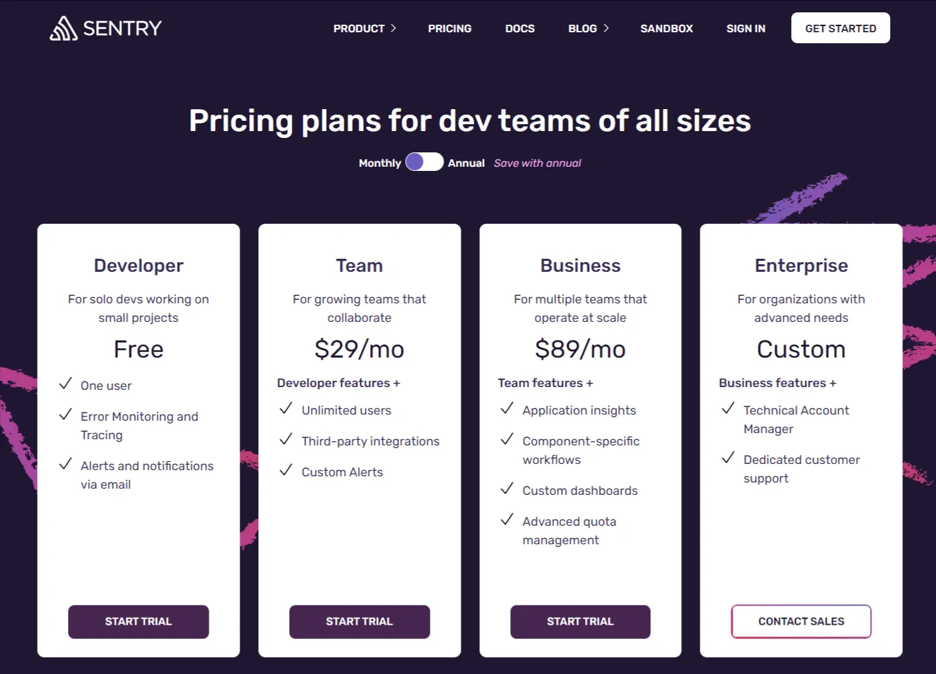 sentry-pricing