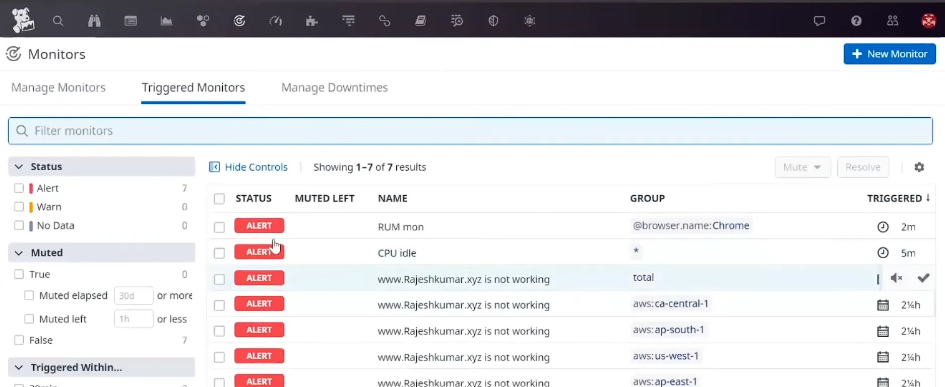 datadog-alert-page