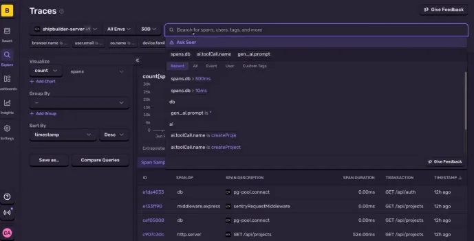 Sentry - Application Performance Monitoring