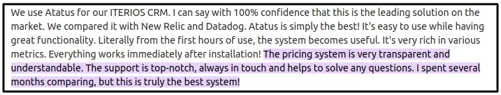 Source: Capterra Review