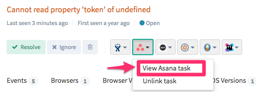 View Asana Task