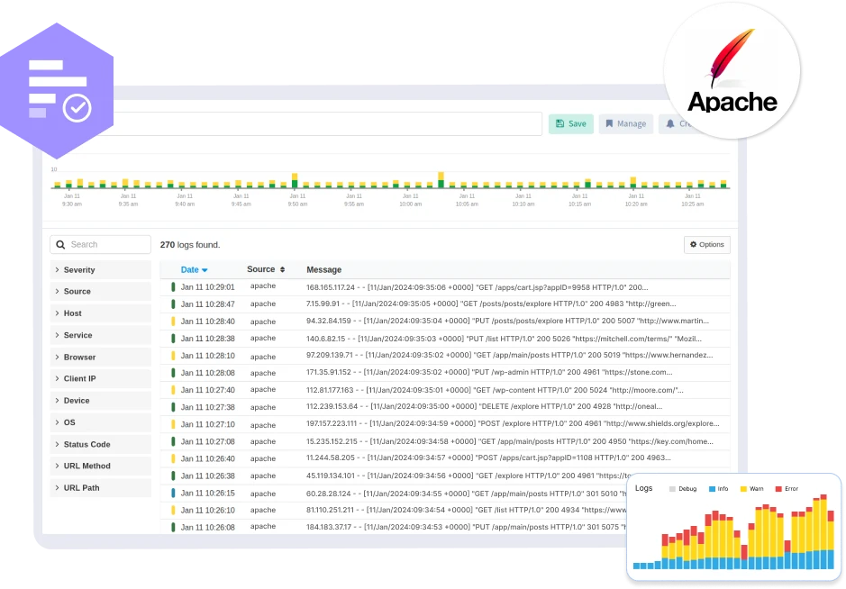 Apache Logs Monitoring