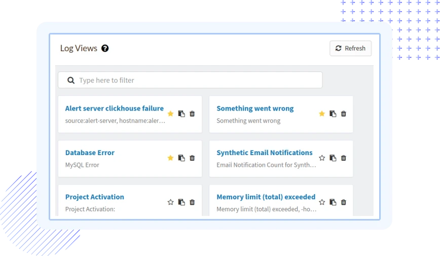 Nginx Logs Saved View