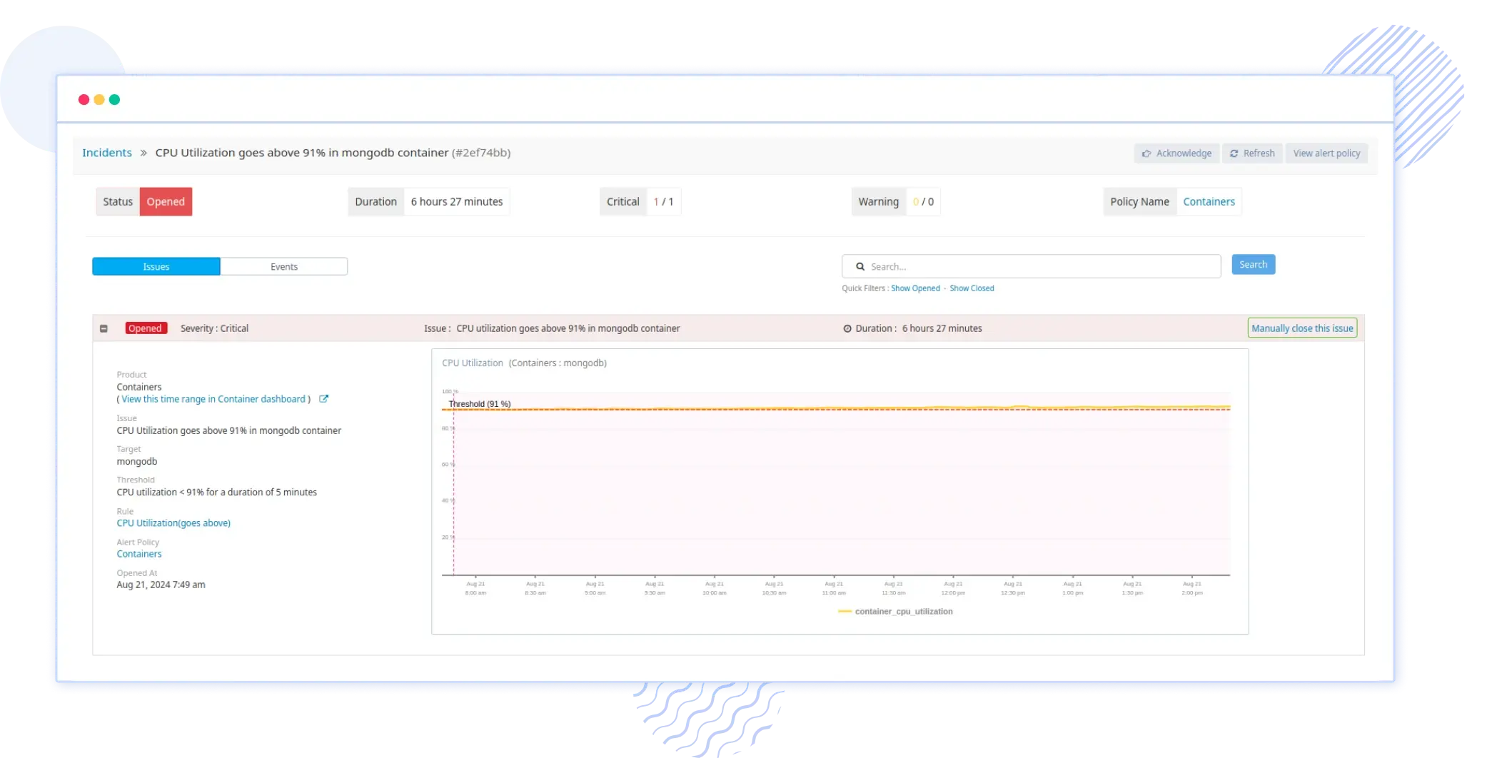 Error Rate Alerts