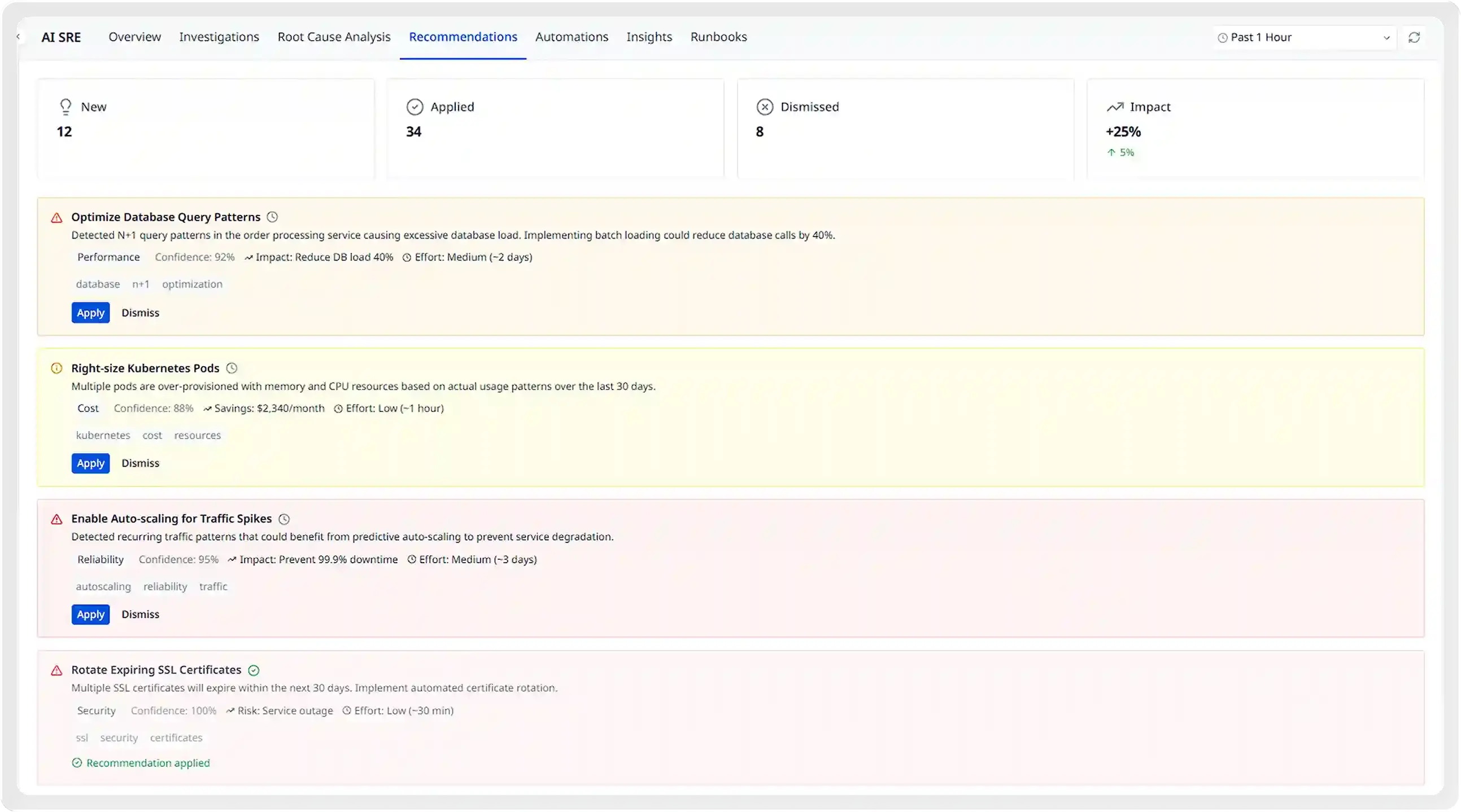 Actionable fixes, not just diagnosis